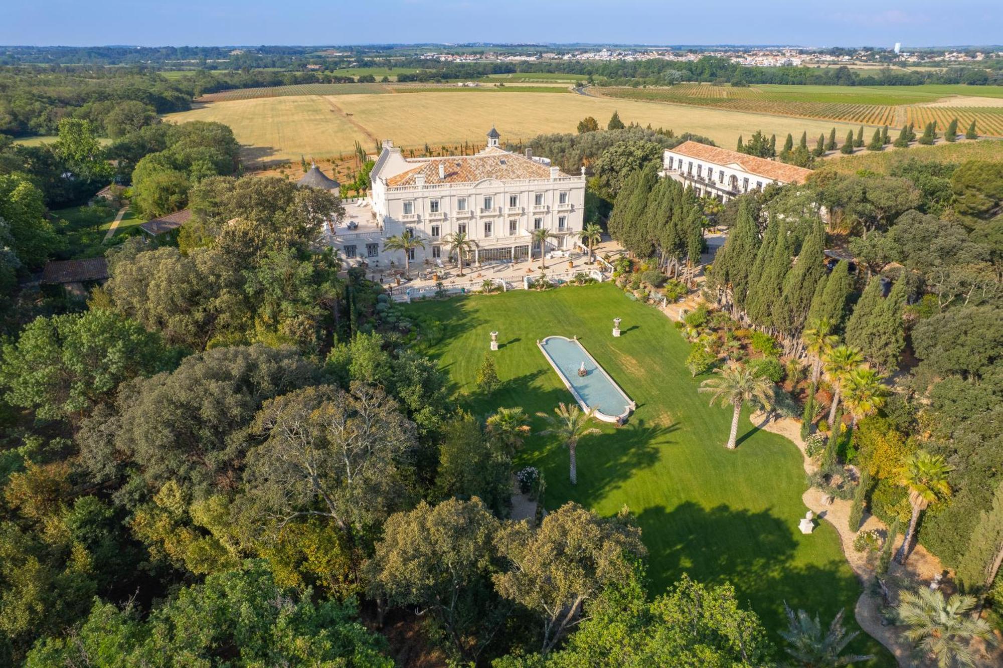 Chateau Hermitage De Combas Servian Экстерьер фото