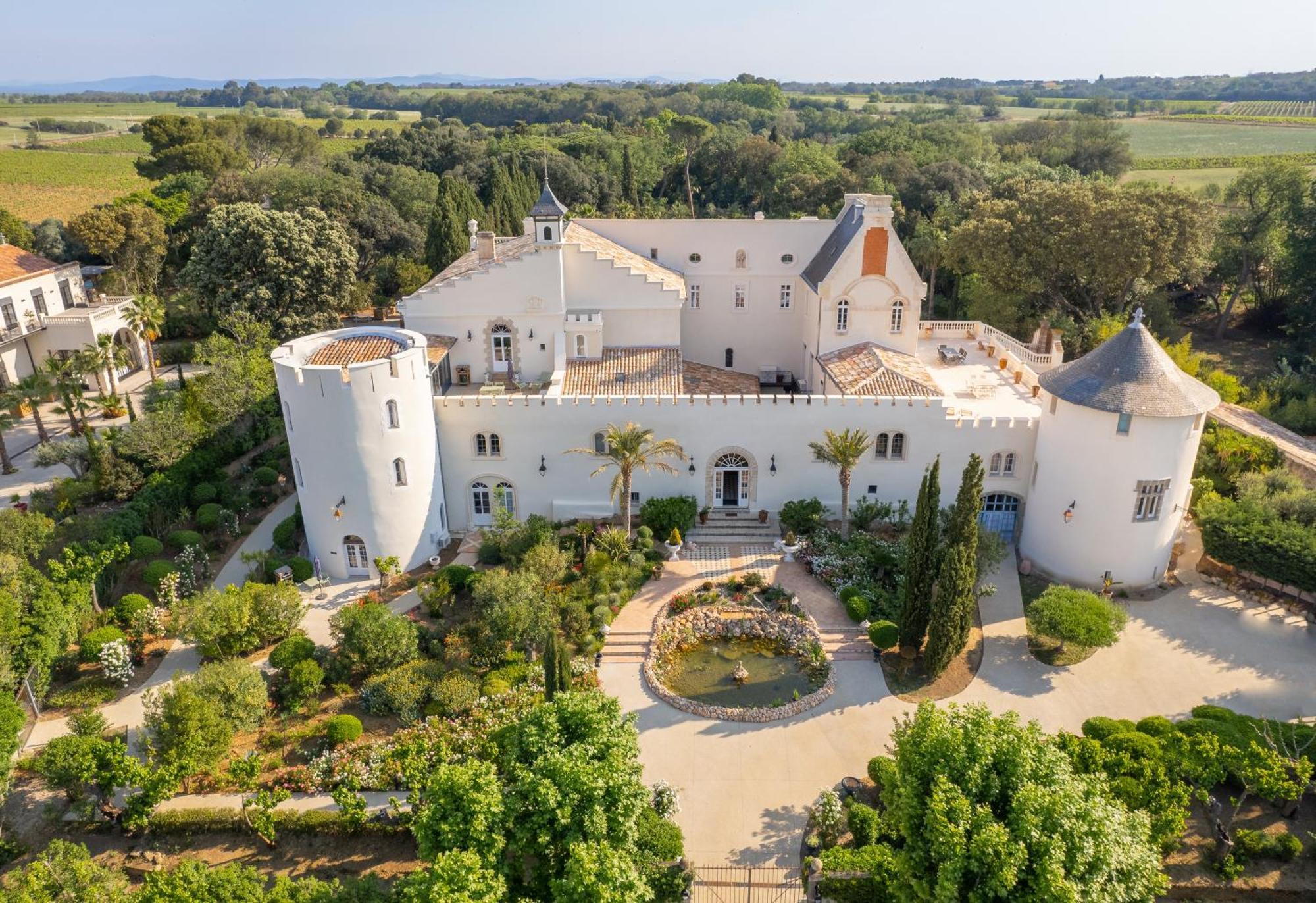 Chateau Hermitage De Combas Servian Экстерьер фото